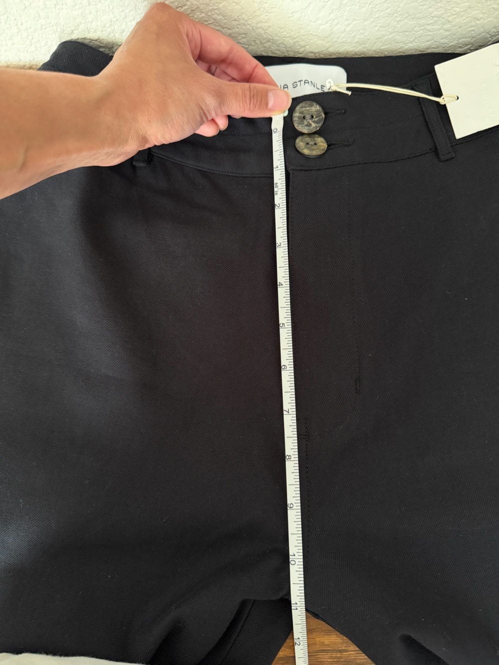 Nwt Maria Stanley Luna Pant 2.0 | Noir |Organic Size 4 Black — image 8 of 8